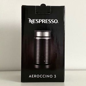 NESPRESSO Aeroccino 3 Milk Frother - BRAND NEW/UNUSED - Lid/Frother/Wisk/Base